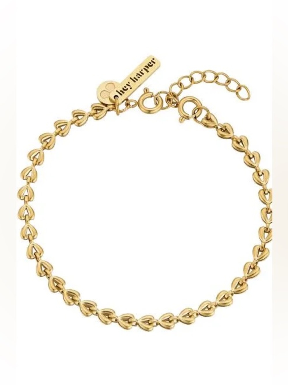 NWT hey Harper amour gold chain bracelet 14k PVD 6.5 inches